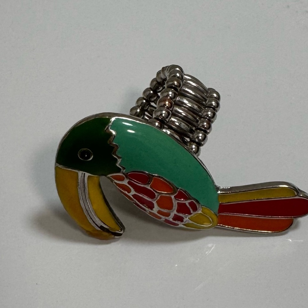 Colorful Toucan Ring